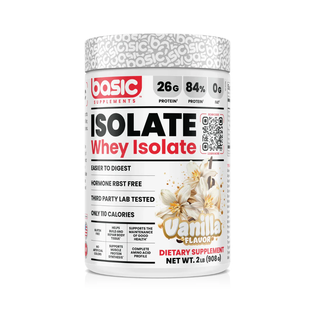 Basic Supplements Whey Isolate 2LB - Image 4