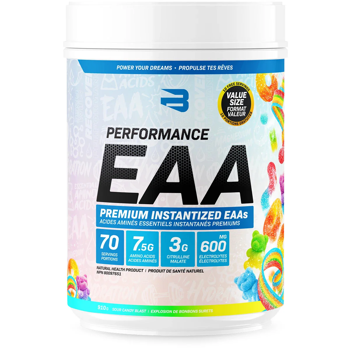 Believe Supplements Performance EAA 910g 70 Servings - Image 6