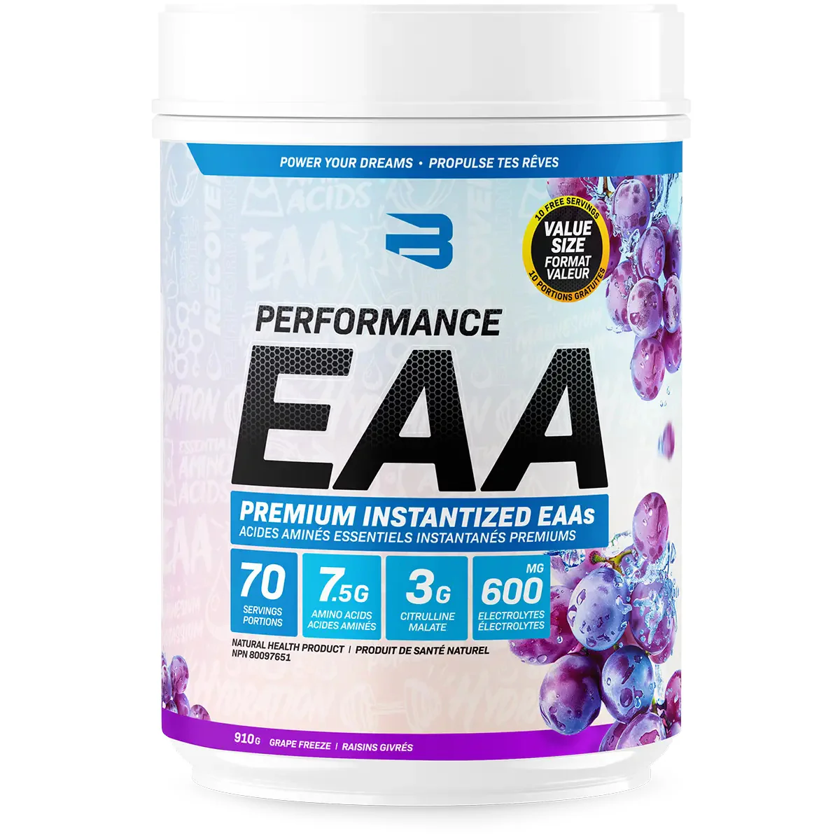 Believe Supplements Performance EAA 910g 70 Servings - Image 7