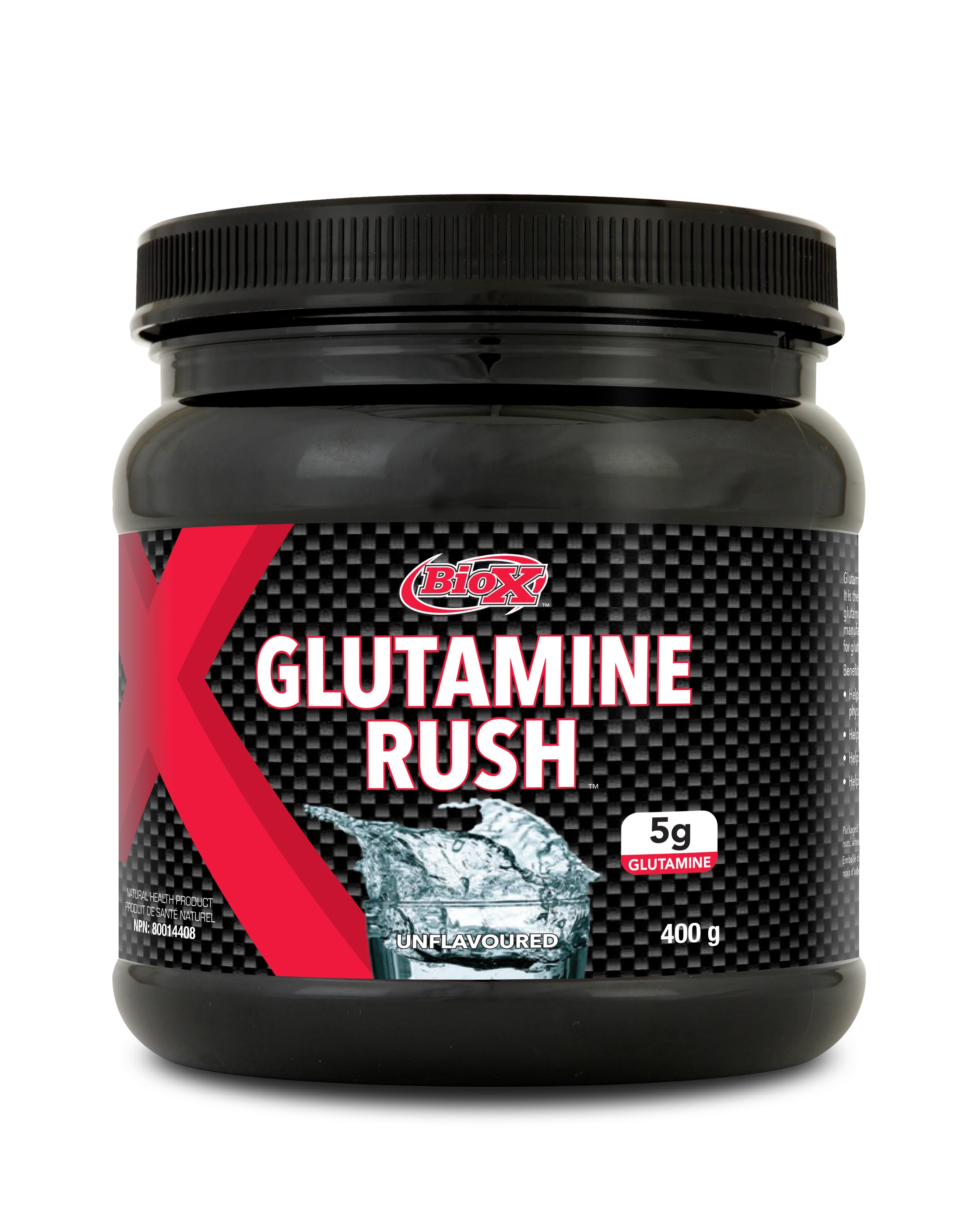BioX Glutamine Rush Unflavoured Powder - Image 4