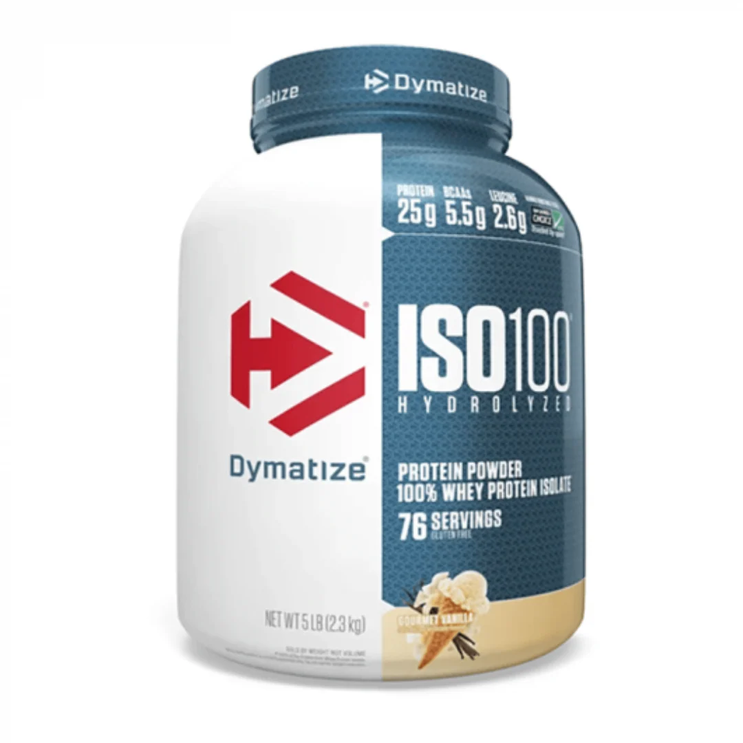 Dymatize Iso 100 5lbs Hydrolyzed Whey Protein 76 Servings - Image 3